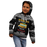 Drive School Bus All Day Kid Hoodie Watch Hallmark Christmas Movies All Night DT04 - Wonder Print Shop