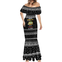 Drive School Bus All Day Mermaid Dress Watch Hallmark Christmas Movies All Night DT04 - Wonder Print Shop