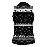 Drive School Bus All Day Women Sleeveless Polo Shirt Watch Hallmark Christmas Movies All Night DT04 - Wonder Print Shop