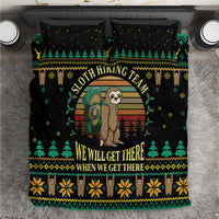 Sloth Team Christmas Holiday Bedding Set Sloth Hiking Team DT04 - Wonder Print Shop