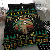 Sloth Team Christmas Holiday Bedding Set Sloth Hiking Team DT04 - Wonder Print Shop