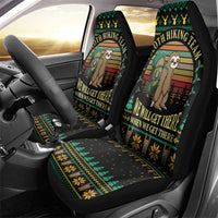 Sloth Team Christmas Holiday Car Seat Cover Sloth Hiking Team DT04 - Wonder Print Shop