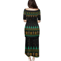 Sloth Team Christmas Holiday Family Matching Puletasi and Hawaiian Shirt Sloth Hiking Team DT04 - Wonder Print Shop