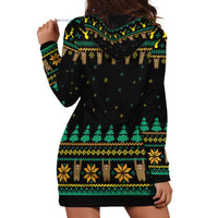Sloth Team Christmas Holiday Hoodie Dress Sloth Hiking Team DT04 - Wonder Print Shop