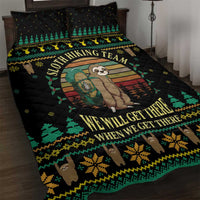 Sloth Team Christmas Holiday Quilt Bed Set Sloth Hiking Team DT04 - Wonder Print Shop