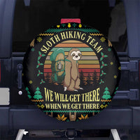 Sloth Team Christmas Holiday Spare Tire Cover Sloth Hiking Team DT04 - Wonder Print Shop
