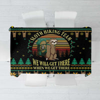 Sloth Team Christmas Holiday Tablecloth Sloth Hiking Team DT04 - Wonder Print Shop