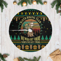 Sloth Team Christmas Holiday Tree Skirt Sloth Hiking Team DT04 - Wonder Print Shop