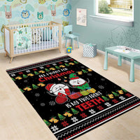 All I Want For Christmas Is My Two Front Teeth Area Rug DT04 - Wonder Print Shop