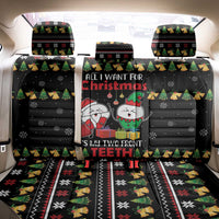 All I Want For Christmas Is My Two Front Teeth Back Car Seat Cover DT04 - Wonder Print Shop