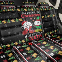 All I Want For Christmas Is My Two Front Teeth Back Car Seat Cover DT04 - Wonder Print Shop