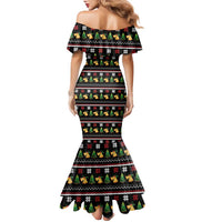 All I Want For Christmas Is My Two Front Teeth Family Matching Mermaid Dress and Hawaiian Shirt DT04 - Wonder Print Shop