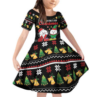 All I Want For Christmas Is My Two Front Teeth Family Matching Off Shoulder Short Dress and Hawaiian Shirt DT04 - Wonder Print Shop