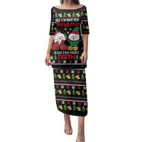 All I Want For Christmas Is My Two Front Teeth Family Matching Puletasi and Hawaiian Shirt DT04 - Wonder Print Shop