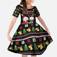 All I Want For Christmas Is My Two Front Teeth Family Matching Summer Maxi Dress and Hawaiian Shirt DT04 - Wonder Print Shop