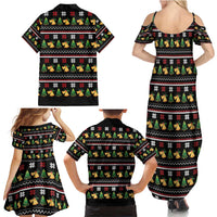 All I Want For Christmas Is My Two Front Teeth Family Matching Summer Maxi Dress and Hawaiian Shirt DT04 - Wonder Print Shop