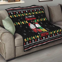 All I Want For Christmas Is My Two Front Teeth Quilt DT04 - Wonder Print Shop