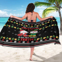 All I Want For Christmas Is My Two Front Teeth Sarong DT04 - Wonder Print Shop