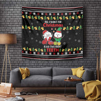 All I Want For Christmas Is My Two Front Teeth Tapestry DT04 - Wonder Print Shop