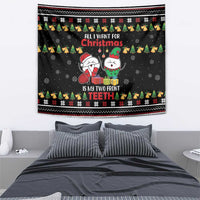 All I Want For Christmas Is My Two Front Teeth Tapestry DT04 - Wonder Print Shop