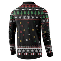 Santa And Motor Button Sweatshirt Santa Claus And Joy On A Motorcycle DT04 - Wonder Print Shop