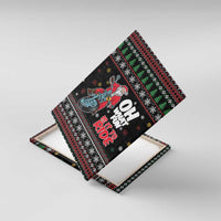 Santa And Motor Canvas Wall Art Santa Claus And Joy On A Motorcycle DT04 - Wonder Print Shop