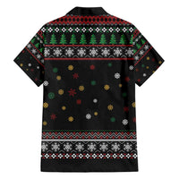 Santa And Motor Family Matching Short Sleeve Bodycon Dress and Hawaiian Shirt Santa Claus And Joy On A Motorcycle DT04 - Wonder Print Shop