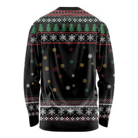 Santa And Motor Long Sleeve Shirt Santa Claus And Joy On A Motorcycle DT04 - Wonder Print Shop