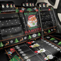 Merry Christmas Hamster Be Jolly Back Car Seat Cover DT04 - Wonder Print Shop