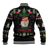 Merry Christmas Hamster Be Jolly Baseball Jacket DT04 - Wonder Print Shop