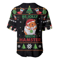 Merry Christmas Hamster Be Jolly Baseball Jersey DT04 - Wonder Print Shop