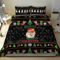 Merry Christmas Hamster Be Jolly Bedding Set DT04 - Wonder Print Shop