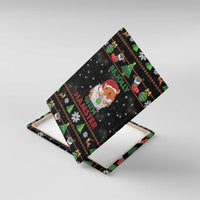 Merry Christmas Hamster Be Jolly Canvas Wall Art DT04 - Wonder Print Shop