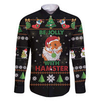 Merry Christmas Hamster Be Jolly Family Matching Puletasi and Hawaiian Shirt DT04 - Wonder Print Shop