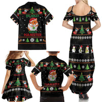 Merry Christmas Hamster Be Jolly Family Matching Summer Maxi Dress and Hawaiian Shirt DT04 - Wonder Print Shop
