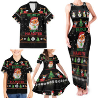 Merry Christmas Hamster Be Jolly Family Matching Tank Maxi Dress and Hawaiian Shirt DT04 - Wonder Print Shop
