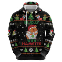 Merry Christmas Hamster Be Jolly Hoodie DT04 - Wonder Print Shop