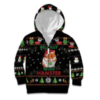 Merry Christmas Hamster Be Jolly Kid Hoodie DT04 - Wonder Print Shop