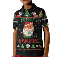 Merry Christmas Hamster Be Jolly Kid Polo Shirt DT04 - Wonder Print Shop
