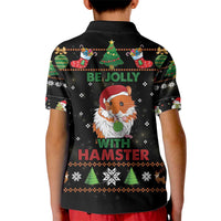 Merry Christmas Hamster Be Jolly Kid Polo Shirt DT04 - Wonder Print Shop