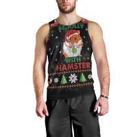 Merry Christmas Hamster Be Jolly Men Tank Top DT04 - Wonder Print Shop