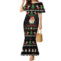 Merry Christmas Hamster Be Jolly Mermaid Dress DT04 - Wonder Print Shop
