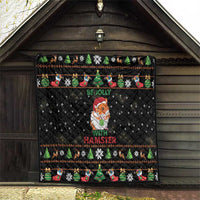 Merry Christmas Hamster Be Jolly Quilt DT04 - Wonder Print Shop