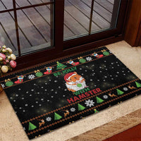 Merry Christmas Hamster Be Jolly Rubber Doormat DT04 - Wonder Print Shop