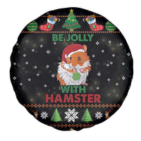 Merry Christmas Hamster Be Jolly Spare Tire Cover DT04 - Wonder Print Shop