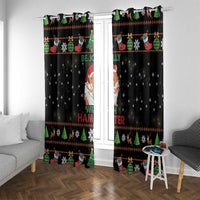Merry Christmas Hamster Be Jolly Window Curtain DT04 - Wonder Print Shop