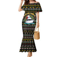 Santa On A Boat Family Matching Mermaid Dress and Hawaiian Shirt Christmas Gifts DT04 - Wonder Print Shop