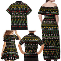 Santa On A Boat Family Matching Off Shoulder Maxi Dress and Hawaiian Shirt Christmas Gifts DT04 - Wonder Print Shop