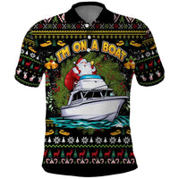 Santa On A Boat Polo Shirt Christmas Gifts DT04 - Wonder Print Shop