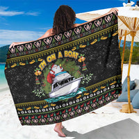 Santa On A Boat Sarong Christmas Gifts DT04 - Wonder Print Shop